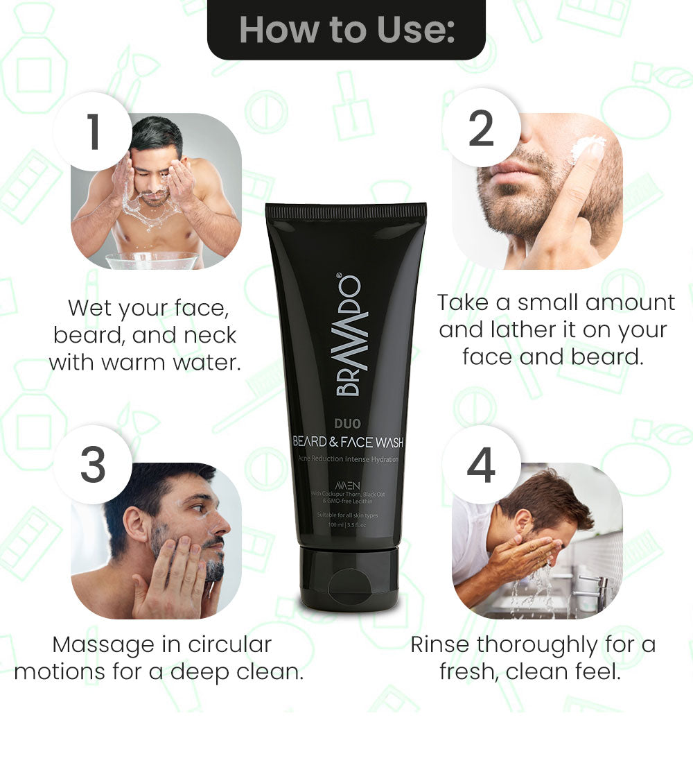 Bravado Duo Beard Face Wash