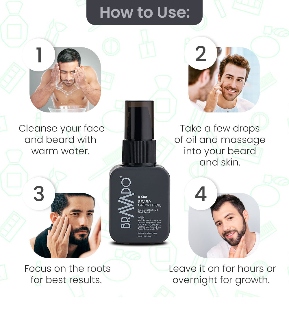 Bravado B-Gro Beard Growth Oil