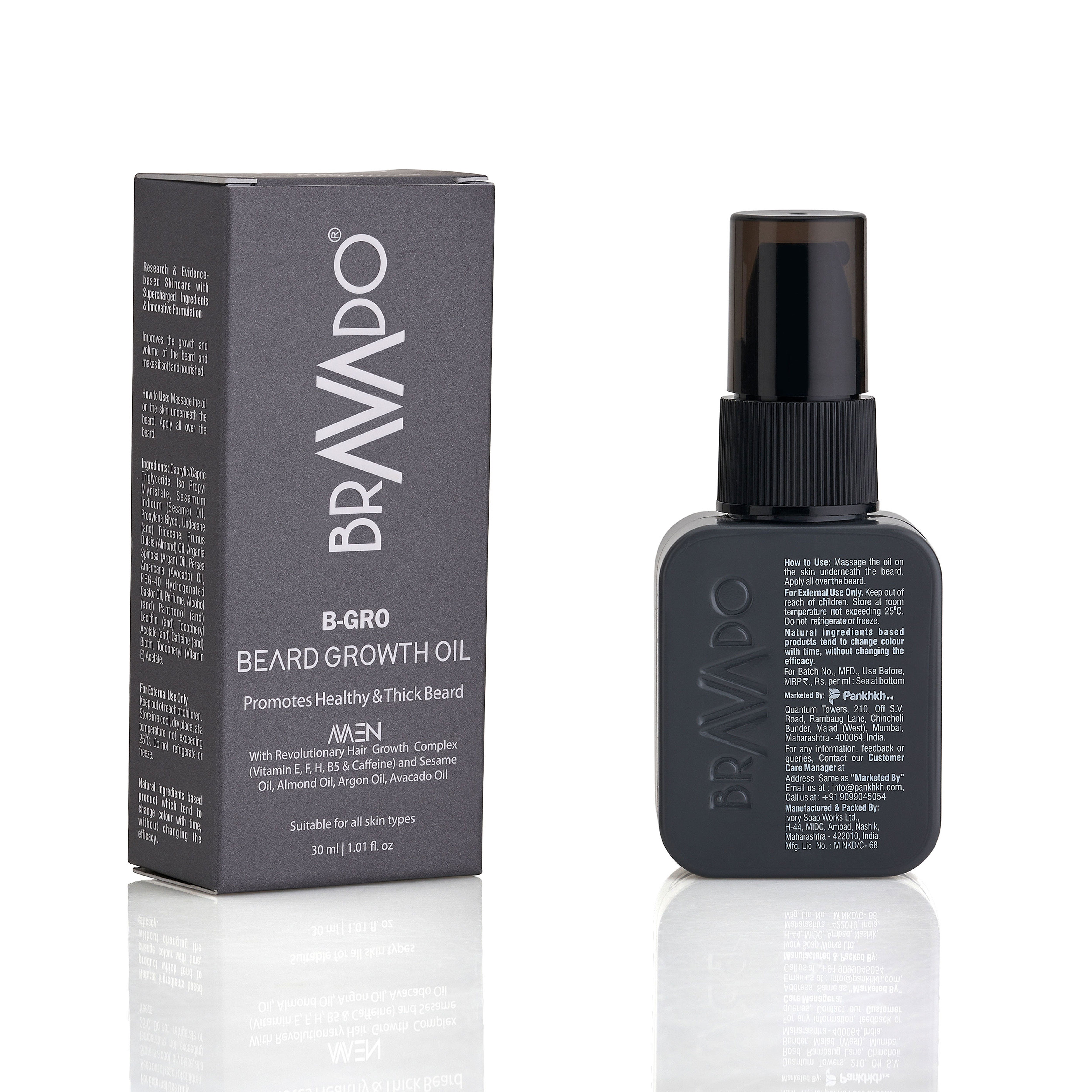 Bravado beard growth oil