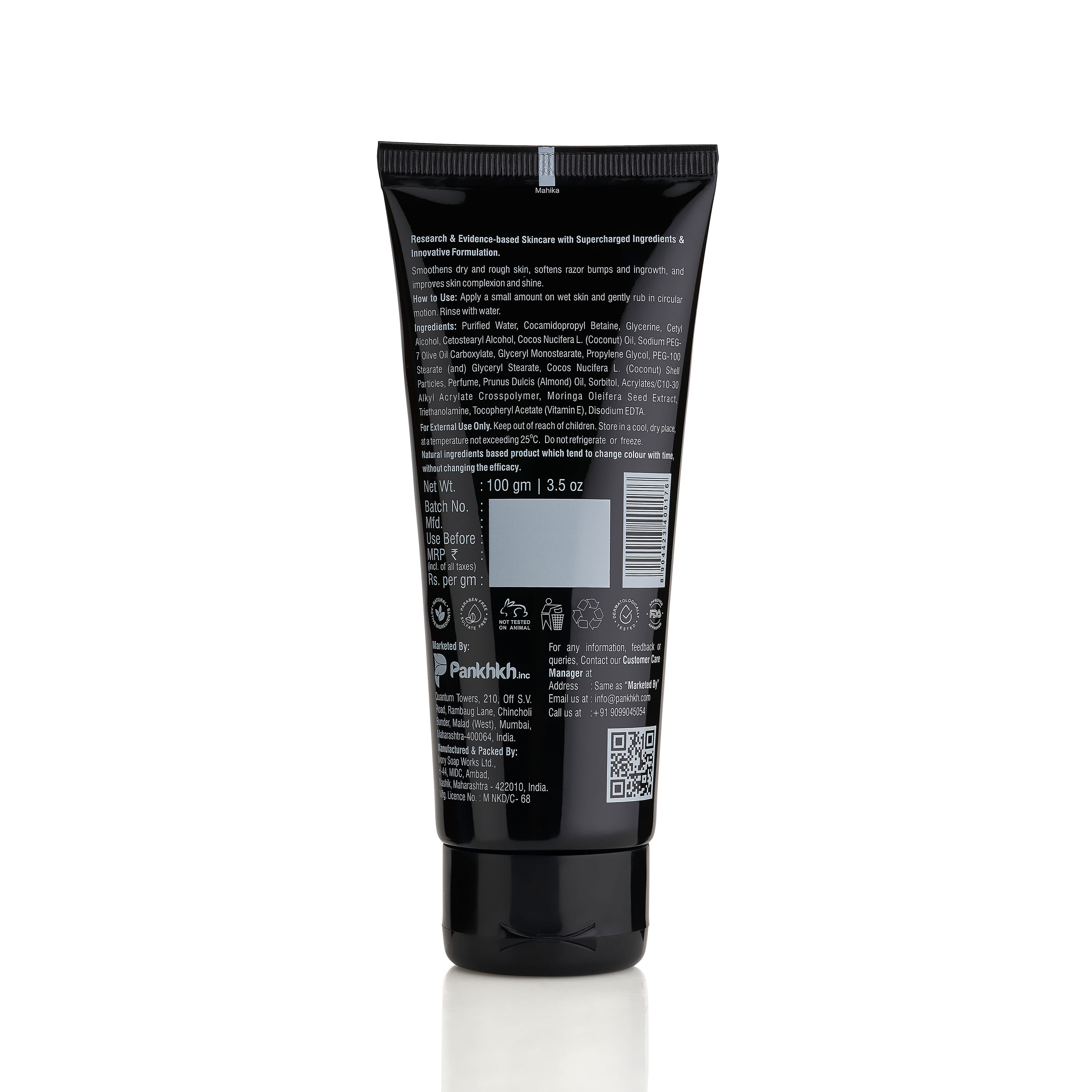 Bravado male body scrub