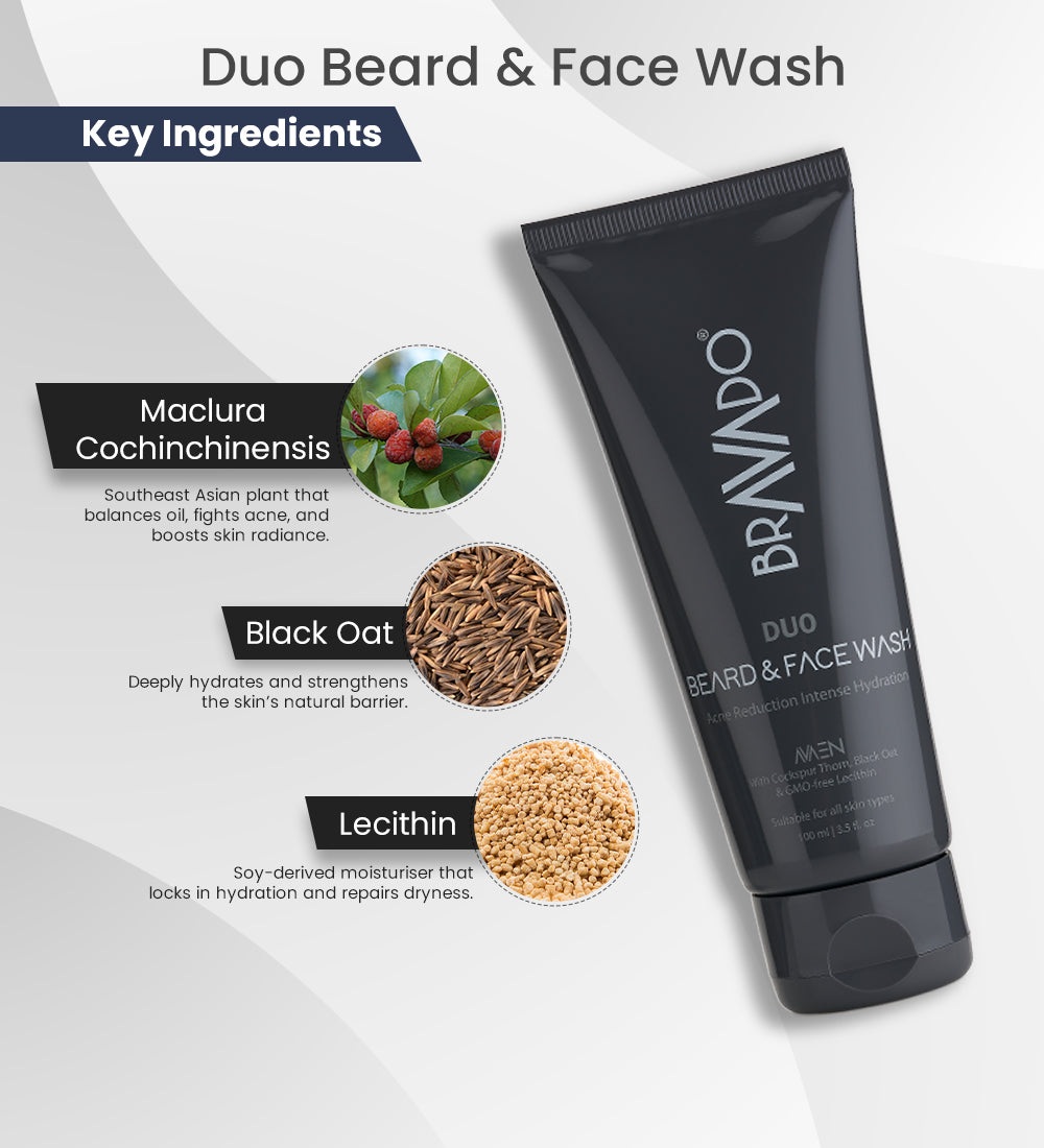 Bravado Duo-Beard-Face-Wash