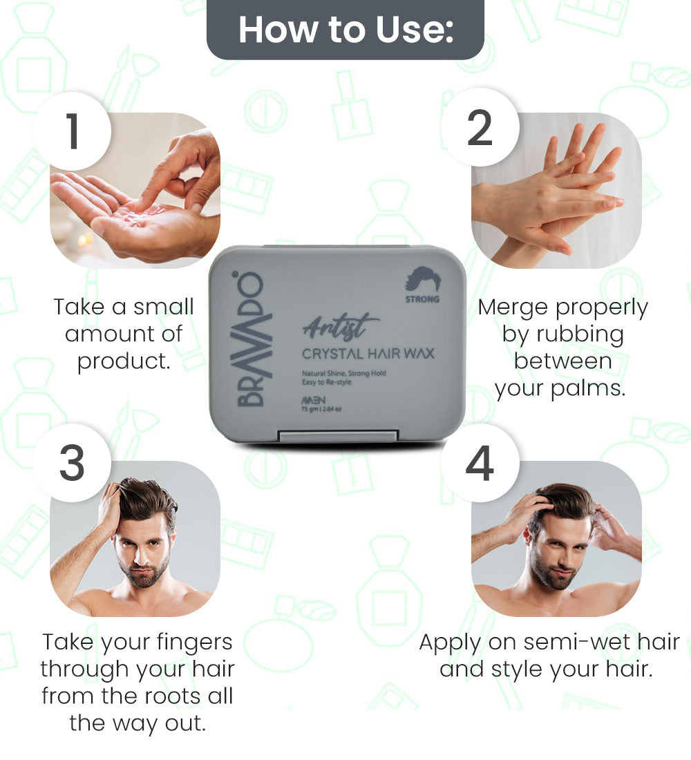 Bravado hair wax for men