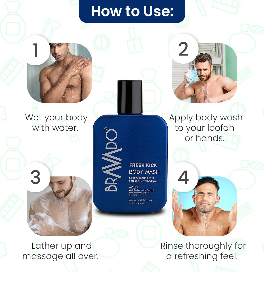 Bravado body wash for men